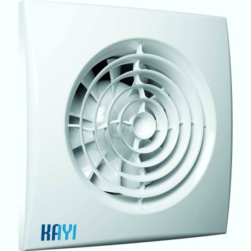 KAYI SEF 125 Sessiz Plastik Banyo-WC Aspiratörü 180m³/h 230V