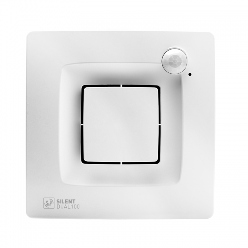S&P SILENT DUAL 100 Nem ve Hareket Sensörlü Mini Fan 25/90m³/h 230V