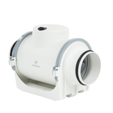 S&P TD EVO-125 Plastik Yuvarlak Kanal Fanı 310m³/h 230V