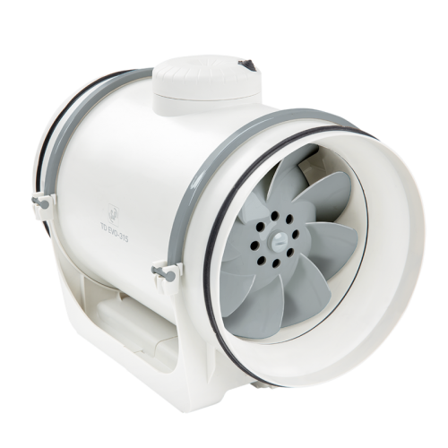 S&P TD EVO-315 Plastik Yuvarlak Kanal Fanı 1840m³/h 230V