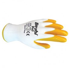 BEYBİ NAYLON NİTRİL ELDİVEN PN7 (EL-K7) SARI NO:10