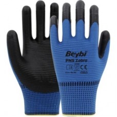 BEYBİ ZEBRA ELDİVEN MAVİ-SİYAH NO:10