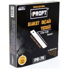 PROFT PR-7K MAKET BIÇAĞI YEDEĞİ 18mm -10 ad.