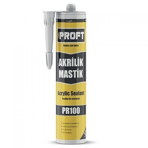 PROFT PR100 AKRİLİK MASTİK 450 gr SİYAH