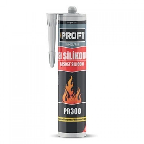 PROFT PR300 ISI SİLİKONU KIRMIZI 310 ml