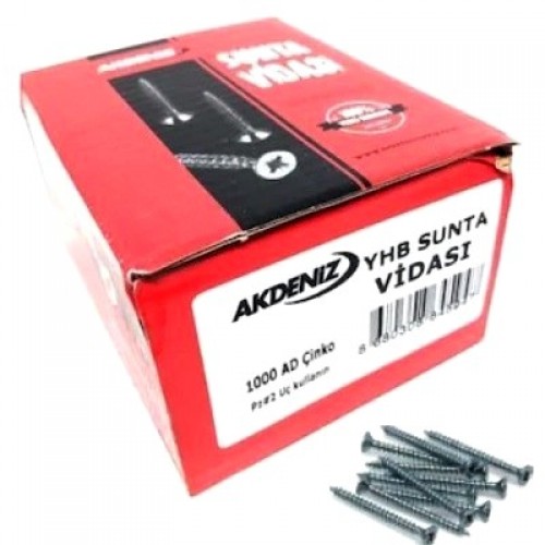 AKDENİZ SUNTA VİDASI 6.0x100 -100 ad.